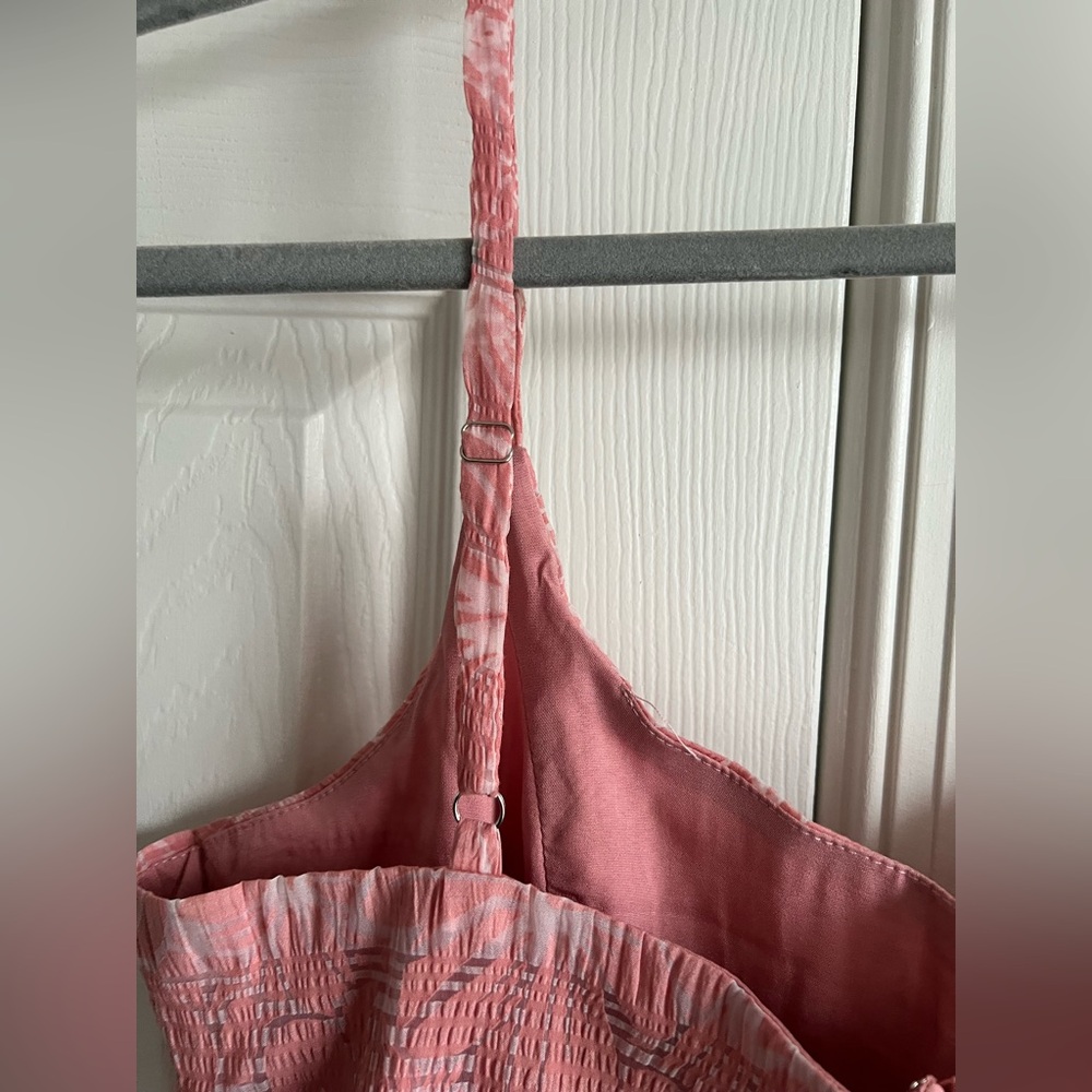 Pink Ruffled Sleeveless Dress Lulus L - Picture 5 of 11